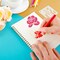 20 Pcs 2.95 Inch Flower Stencils for Crafts, Rock Painting, Home Decor